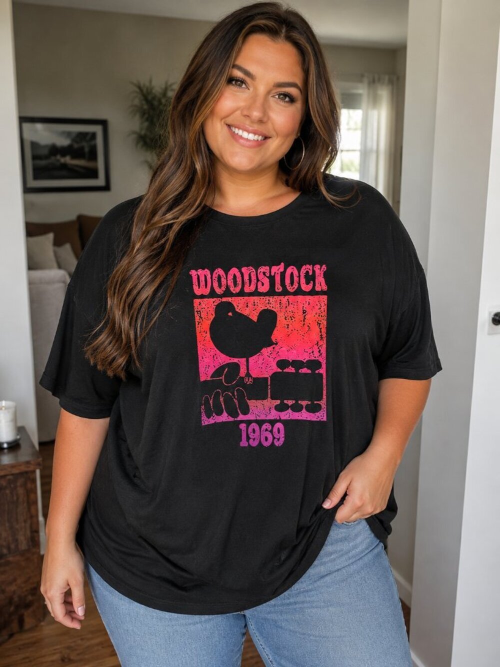WOODSTOCK 1969 LOGO SHIRT (5XL)